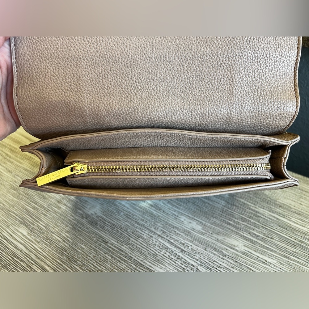 Katie Loxton London Mila Multi Way Crossbody & Backpack in Taupe Vegan Leather - Picture 14 of 15
